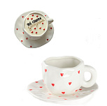 картинка Чайная пара «Любовь» ручная роспись от магазинаАрт-Я