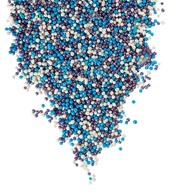 картинка Драже зерновое глазированное гол/сирен/бел. Микс №428, 7кг от магазинаАрт-Я