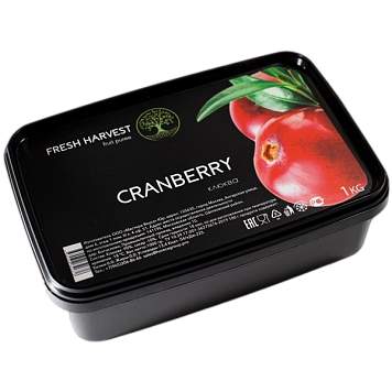 картинка Пюре замороженное Клюква "Fresh Harvest" 0,25кг от магазинаАрт-Я