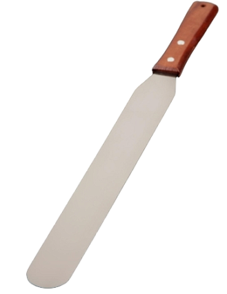 картинка Лопатка-палетка с деревянной ручкой, прямая, раб.пов. 30см от магазинаАрт-Я
