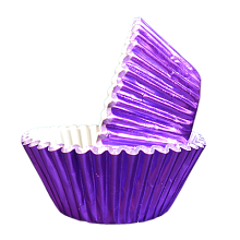 картинка Капсулы Фиолетовые металлик 50*35 мм, 20 шт от магазинаАрт-Я
