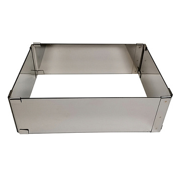 картинка Форма раздвижная для выпечки "Прямоугольная", H-8 см, 18*25 - 31*43 см от магазинаАрт-Я