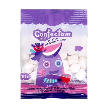 картинка Маршмеллоу Confectum mini, с ароматом пломбира, 10 г от магазинаАрт-Я
