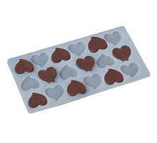 картинка Силиконовый мат для отливки шоколада «Мини сердечки» от магазинаАрт-Я