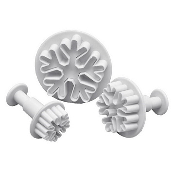 картинка Набор плунжеров Снежинки №1, 3шт от магазинаАрт-Я