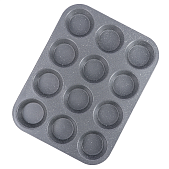 картинка Форма для выпечки «Мрамор», 35×27 см, 12 ячеек, антипригарное покрытие от магазинаАрт-Я