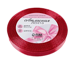 картинка Лента атласная №33 10мм*25 тёмно-красный  от магазинаАрт-Я