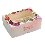картинка Коробка №339 для 6 капкейков, «Загадай желание» от магазинаАрт-Я