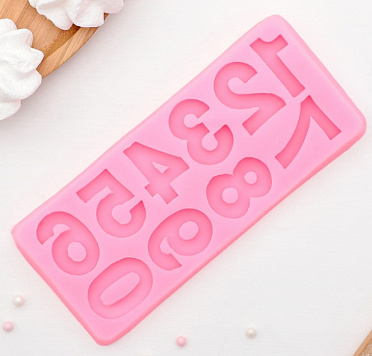 картинка Молд цифры 17*7см от магазинаАрт-Я