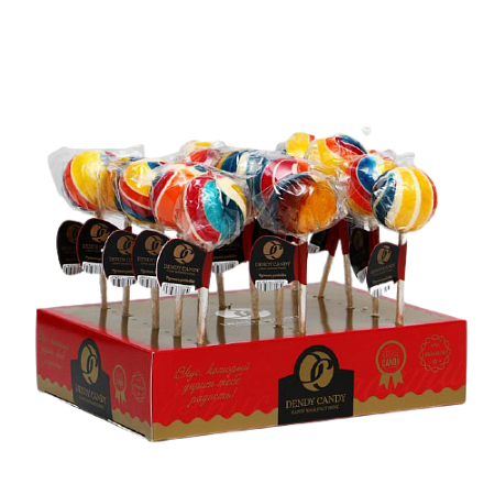 картинка Леденцовая карамель на палочке Dendy Candy, BIG TOP, 30 г от магазинаАрт-Я