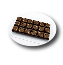картинка Форма для шоколада "Плитка Бронированная" от магазинаАрт-Я