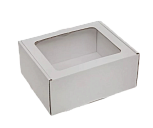 картинка Коробка 240*240*80 с окном самосборная от магазинаАрт-Я
