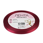 картинка Лента атласная, 6 мм × 23 ± 1 м, цвет вишнёвый №37 от магазинаАрт-Я