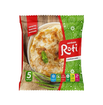 картинка Лепешка Роти с зеленым луком 450г от магазинаАрт-Я