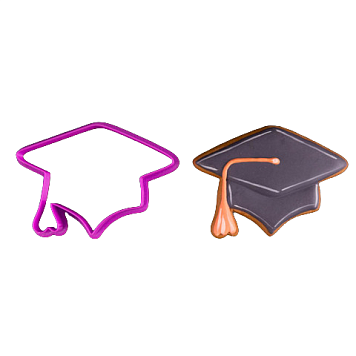 картинка Вырубка для пряника "Шапочка выпускника" Caramella, 11 см от магазинаАрт-Я