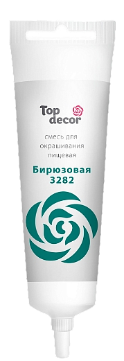 картинка Краситель пищевой гелевый бирюзовый, 100гр от магазинаАрт-Я