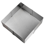 картинка Форма для выпечки с регулировкой размера "Квадратная", H-10 см, 16*16 - 28*28 см от магазинаАрт-Я