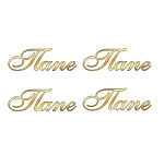 картинка Топпер %22Папе%22 №1 золотой, 5,5*2см 4шт от магазинаАрт-Я