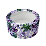 картинка Коробка под зефир,макаруны круглая с окном диам.160мм выс 70мм (Новогодняя №8)Фиолетовые подарки от магазинаАрт-Я