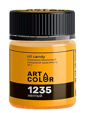 картинка Краситель Art Color Желтый- (OIL Candy), 10гр от магазинаАрт-Я