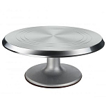 картинка Стол поворотный металлический с серой ножкой, 30 см от магазинаАрт-Я