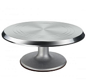 картинка Стол поворотный металлический с серой ножкой, 30 см от магазинаАрт-Я