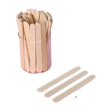 картинка Палочки для мороженого 114 х 10 х 2мм, береза, 100 шт/уп от магазинаАрт-Я