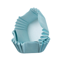 картинка Капсулы для конфет ГОЛУБЫЕ квадрат 43*43 мм h24мм, 1000 шт от магазинаАрт-Я