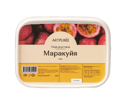 картинка Пюре фруктовое маракуйя ARTPUREE, 0,25кг от магазинаАрт-Я