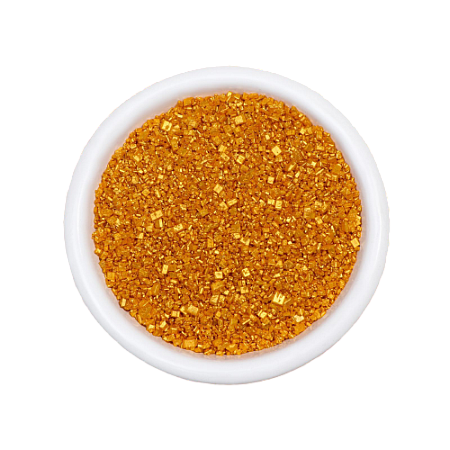 картинка Посыпка сахарная декоративная "Сахар цветной", Золото, 50 г от магазинаАрт-Я