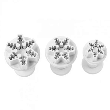 картинка Набор плунжеров МИНИ снежинки, 3шт от магазинаАрт-Я