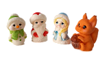 картинка Фигурка  "Новогодние персонажи" 4 вида на выбор, шоколадная глазурь, 1шт от магазинаАрт-Я