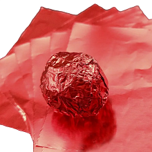 картинка Фольга для конфет "Красная", 100 шт от магазинаАрт-Я