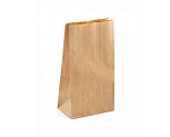 картинка Пакет бумажный с прямоугольным дном 120х80х250 крафт   от магазинаАрт-Я