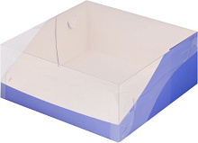 картинка Коробка для 9 капкейков с пластиковой крышкой 235*235*100 мм ЛАВАНДА от магазинаАрт-Я