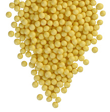 картинка Драже №237 «Жемчуг" зерновое, светло-желтый, 6-8 мм, 50гр от магазинаАрт-Я