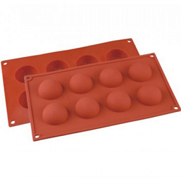 картинка Форма силиконовая полусферы 8 фигур от магазинаАрт-Я