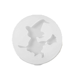 картинка Молд силикон "Ведьмочка на метле" 1х6,5х6,5 см от магазинаАрт-Я