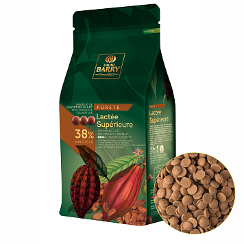 картинка Шоколад молочный Lactee Superieure 38% Cacao Barry (5 кг) от магазинаАрт-Я