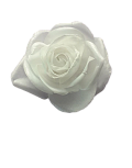 картинка Цветок из вафельной бумаги РОЗА белая 9см от магазинаАрт-Я