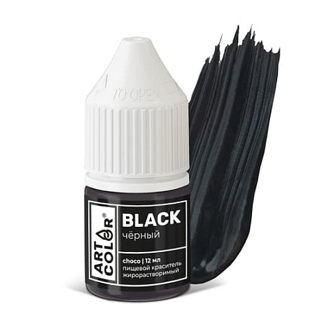 картинка Краситель Art Color CHOCO черный, 12мл от магазинаАрт-Я