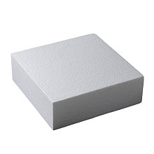 картинка Фальшярус для торта квадратный 30см h10см, цвет белый от магазинаАрт-Я