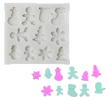 картинка Молд 8,7х8,3х0,7 см "Новый год" от магазинаАрт-Я