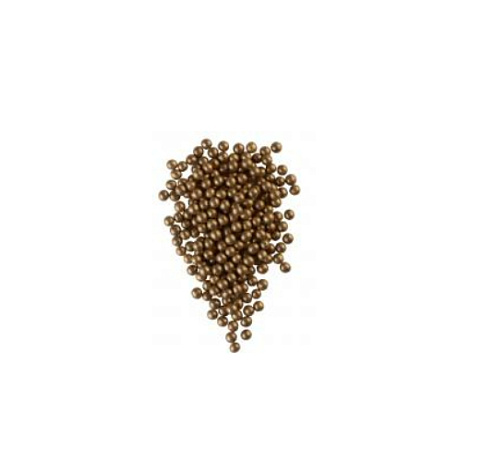 картинка Драже №211 «Жемчуг" зерновое, бронзовый, 6-8 мм, 50гр от магазинаАрт-Я