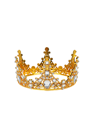 картинка Корона для торта "Принцесса", цвет золото от магазинаАрт-Я