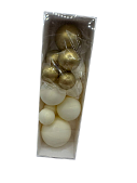картинка Набор сфер белый/золотой, 150гр от магазинаАрт-Я
