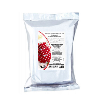 картинка Мастика сахарная ванильная красная, 0,6кг от магазинаАрт-Я