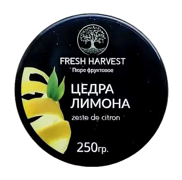 картинка Пюре замороженное Цедра Лимона "Fresh Harvest" 0,25кг от магазинаАрт-Я