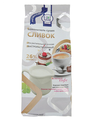 картинка Заменитель сухих сливок Relish, 26% жирности, 400 г от магазинаАрт-Я