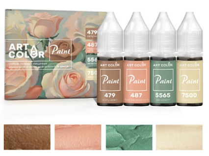 картинка Набор красителей Art Color Paint "РОЗА"4 цвета от магазинаАрт-Я